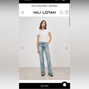 Nili Lotan brand new jeans with tags (size 28)